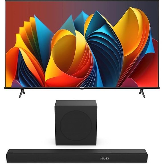 Hisense 65E7NQ 65 4K QLED TV paket