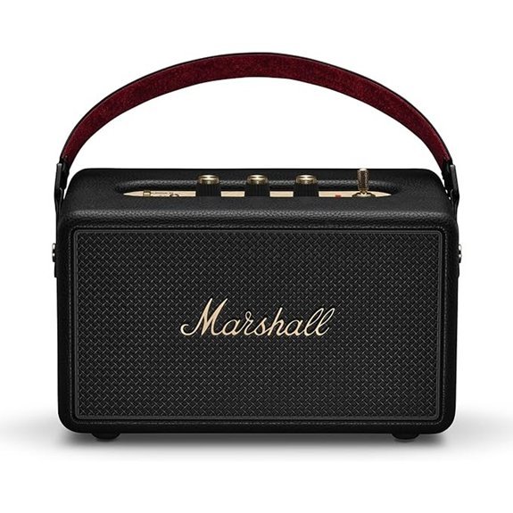 Marshall Kilburn III prijenosni Bluetooth zvučnik (crno i mesingano)
