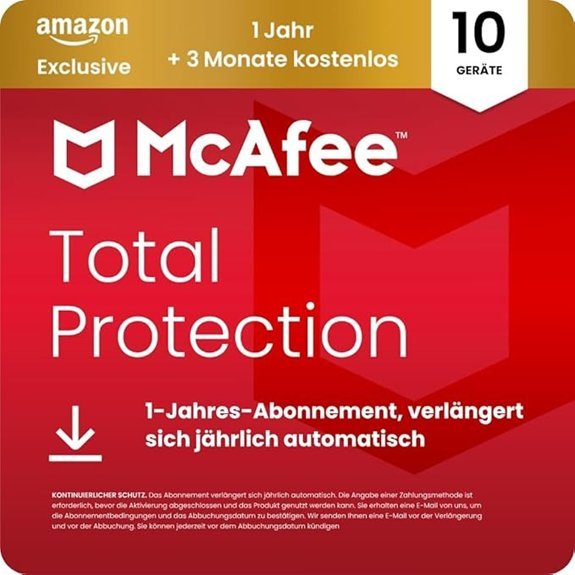 McAfee Total Protection 2023 (10 uređaja, 15 mjeseci)